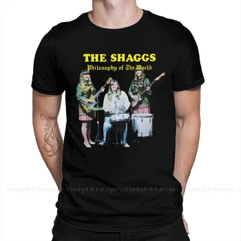 The Philosophy Shaggs Мъжка Тениска 100% Памук-Кратък Годишен Ръкав Ежедневни Риза Размер Плюс За Възрастни