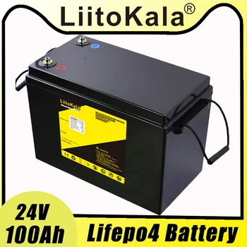 LiitoKala 24 В 100Ah LCD дисплей lifepo4 батерии Мощност на Батерията За 8 S 29,2 В АВТОБУСА Кемперов количката Офроуд Автономен Слънчев Вятър 2