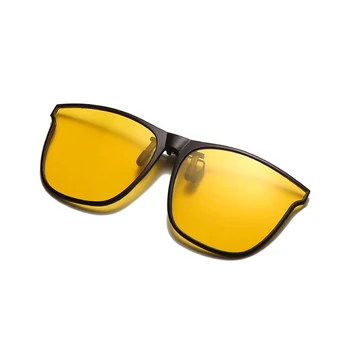 3@# Поляризирани Слънчеви очила Клип Drive Слънчеви Очила Жълти Очила за Нощно виждане, Нощни лещи на Очила За шофиране Vintage слънчеви Очила 1
