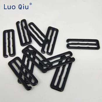 Покрити с черен тип 9 метален прът Ключалката скоби за Регулиране на Бельо, аксесоари САМ на Високо качество на 30 мм, 10 бр./лот Луо Qiu 1