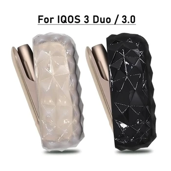 Оригинален Дизайн Силиконов Калъф за IQOS 3 Duo Анти-капка Защитен Мек Калъф за IQOS 3,0 Diamond Стил Черупки Аксесоари