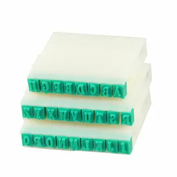 1 комплект сменяеми гумени печати с букви от английската азбука, пластмасов гумен печат комплект за scrapbooking, за етикетиране на касети с мастило на печата 1