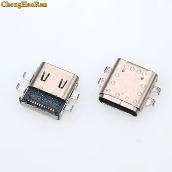Жак ChengHaoRan USB Type c Конектор За зареждане Конектор за Захранване за HP TPN-Q178 13-W02TTU 13-AC 13-10 W-N Палата X2 10-N 2