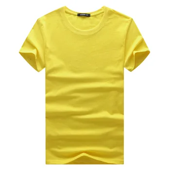 5756-R-Мъжки пролетно-лятна нова ежедневни свободна тенденция тениска от див памук с цветни букви и къси ръкави, топ