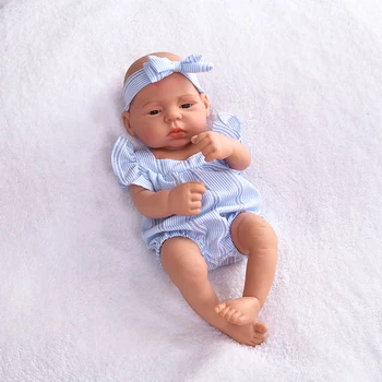 40 см Реалистични Кукли Reborn Baby Реалистични Черни Новородени Силиконови Кукли с Дрехи, Аксесоари Подарък за Деца на Възраст 3 + 1