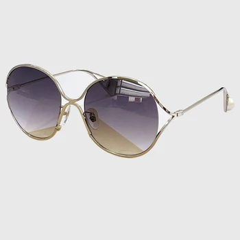 Нови Модни Кръгли Слънчеви Очила Маркови Дизайнерски Слънчеви Очила Мъжки слънчеви Очила Сянка UV400 Очила Oculos De Sol 2