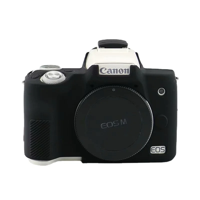 Силиконов Броня Калъф за Предпазване на Корпуса за Цифров Фотоапарат Canon EOS M50 Mark II, EOS M 50 II Вътрешна Мека Чанта Изображение 1