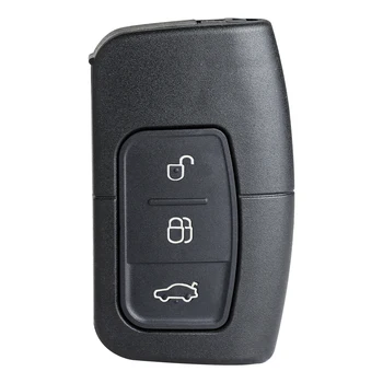 Keyecu Нов Умно дистанционно на Ключа за Носене с 3 Бутона за Ford Focus, Mondeo, Galaxy и S-Max, C-Max, Kuga 2005 2006 2007 2008 2009 2010 2