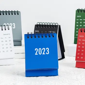 2022 Година Юэчжэнь Мини Малък Настолен Календар 2023 Календар Украса На Работния Плот Творчески Календар Календар 2