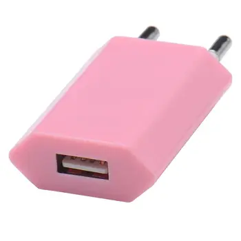 5v/1A USB Зарядно Устройство за Преносим Пътна Корона на ЕС Вилица Електрически Контакт Вилици Адаптер За iPhone X 8 7 6 Samsung iPad Бързо Зареждане 2