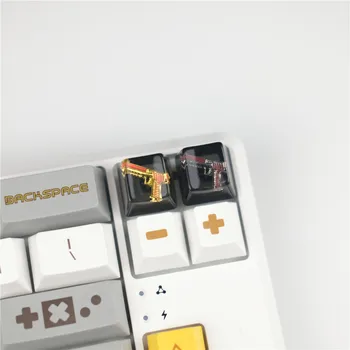 Капакът на черепа капачки ключ смола 1pc направена ръчно е ключова за механична клавиатура с ключа MX 2