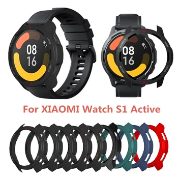 Твърд Калъф За часа от КОМПЮТЪР За Xiaomi Mi Watch S1 Active Smartwatch Универсален устойчив на удари Защитна Броня За Xiaomi Mi Watch 1
