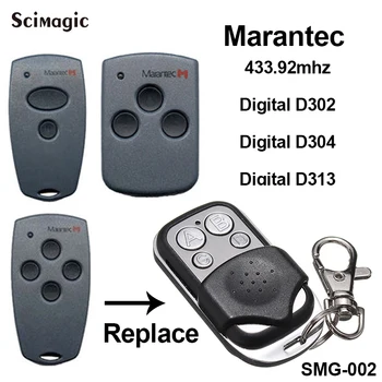 433,92 Mhz MARANTEC Digital 304/313/302 дистанционно клониране на Гаражни врати Копирна машина с дистанционно управление 433 Mhz Фиксиран код 1