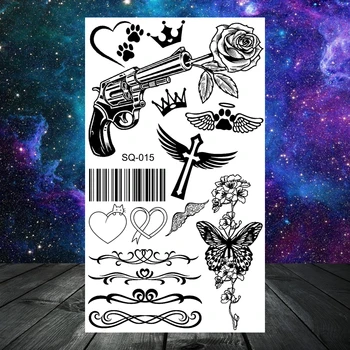 3D Вселената Планета Временни Татуировки За Жени, Възрастни Деца Момиче Лотос Луната космоса Фалшива Татуировка на Шията ръцете Ръцете са Малки Татуировки 2