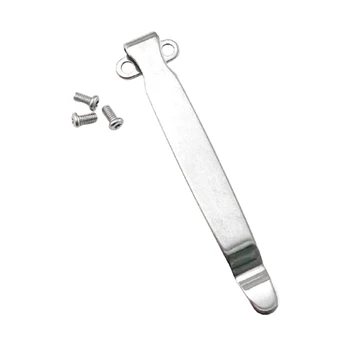 Инструмент САМ Аксесоари Сгъваем Държач за Нож От Неръждаема Стомана Заден Скоба Джоба на Притежателя Скоба За Нож от Външни Аксесоари 2