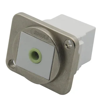 Метален конектор тип D 3,5 мм за свързване на възвратно аудио до гнездото 1