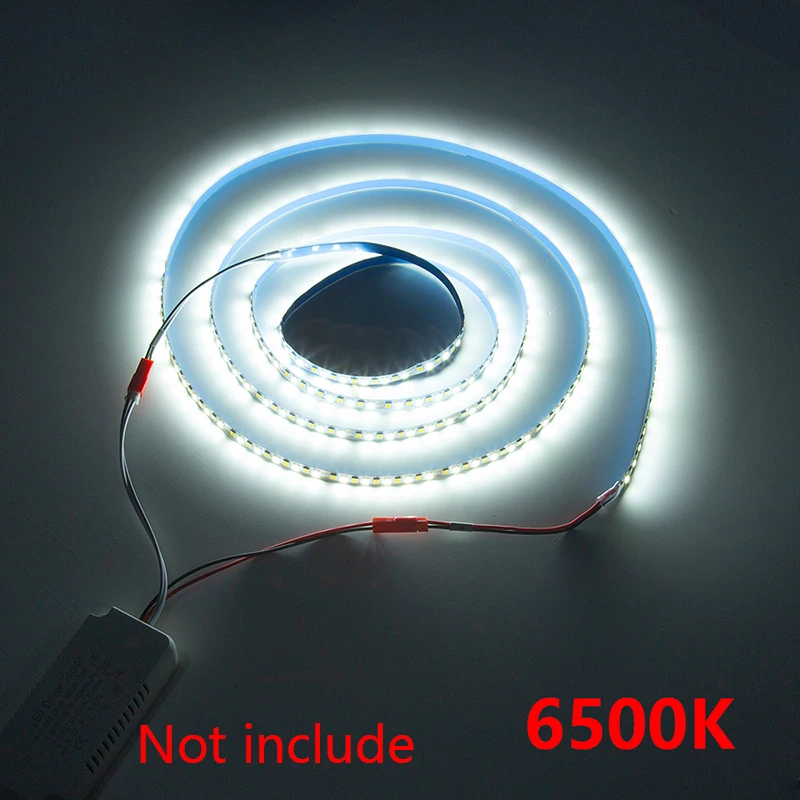 （2 точки заваряване） 3 метра 2835 200D двуцветен led лента за ремонт на полилея, от 3000 До + 6500 До светодиодна лента (51-60 W) X2 цвят Изображение 3