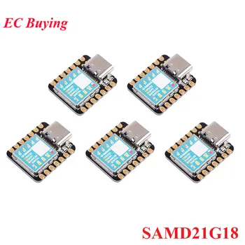 5 бр. Seeeduino XIAO SAMD21G18 Развитието на Микроконтролер за Arduino UNO Nano Cortex M0 + 3.3 IIC I2C UART, SPI Интерфейс