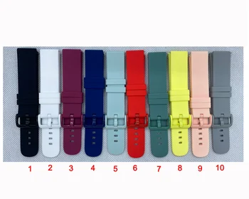 20 мм, 22 мм и Каишка за Часовник Нов Силиконов Спортен Каишка Гривна за Xiaomi Haylou LS02/RS4/RS4 Plus 2
