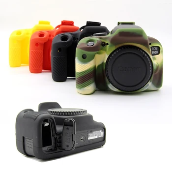 Мек Силиконов Калъф за Фотоапарат Гумен калъф за Canon EOS 800D Бунтовник T7i kiss X9i Чанта за Камера Защитен Корпус 1