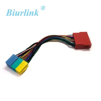 Biurlink Радио Адаптер Мини ISO Включете Удължител за CD Теглене на Кабели Кабел за AUDI A2 A3, audi A4, A6, TT