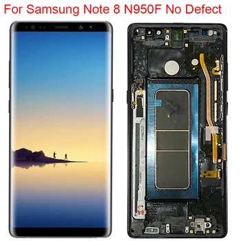 Нов Оригинален LCD дисплей N950F За Samsung Galaxy Note 8 с Рамка Super AMOLED Note 8 SM-N950A N950U резервни Части за сензорен LCD екран 1