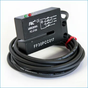 Абсолютно Нов и оригинален сензор за етикети Фотоелектричния преминаване FC-2100 FC-2100P