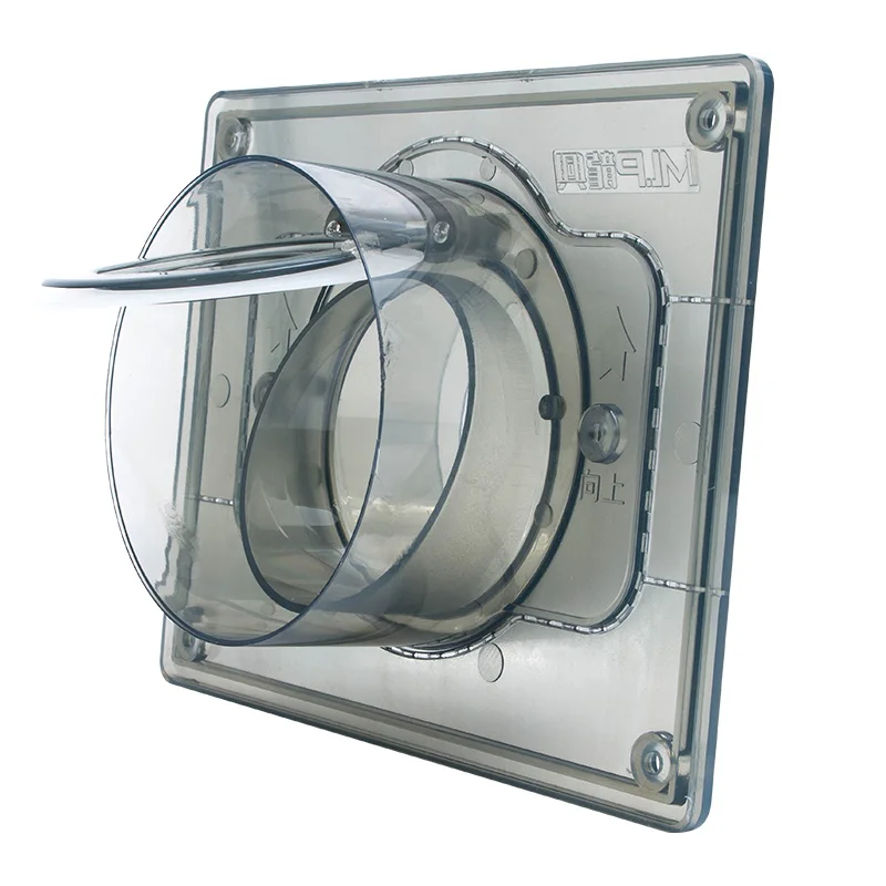 Обратен клапан, включително вентилатор LX клапан смукателна вентилация за баня Обзавеждане за защита от неоторизиран достъп с диаметър 100 или 110 мм Изображение 4