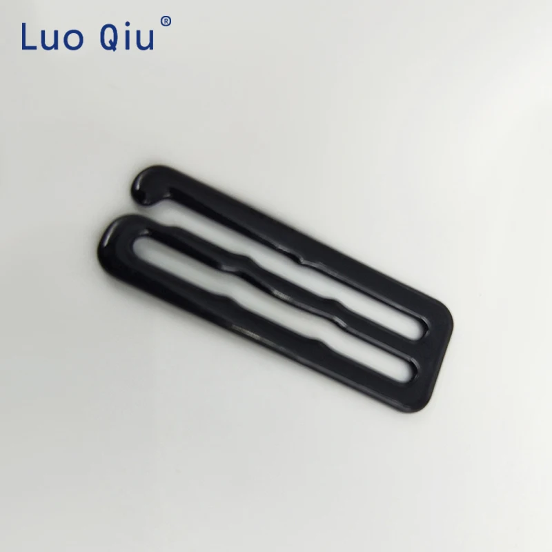 Покрити с черен тип 9 метален прът Ключалката скоби за Регулиране на Бельо, аксесоари САМ на Високо качество на 30 мм, 10 бр./лот Луо Qiu Изображение 4
