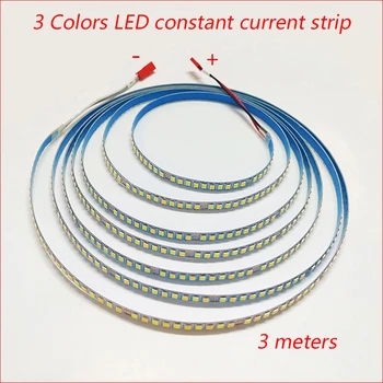 （2 точки заваряване） 3 метра 2835 200D двуцветен led лента за ремонт на полилея, от 3000 До + 6500 До светодиодна лента (51-60 W) X2 цвят