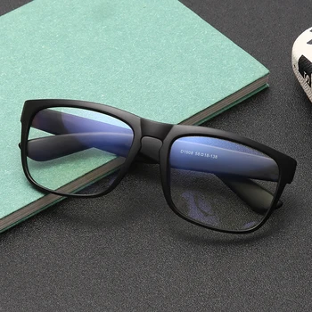 Мъжки слънчеви Очила С Анти-Синя Светлина, Рамки За Очила, Дамски Компютърни Очила, Рамки, Реколта Квадратни Очила С Прозрачни Лещи, Анти-UV Оптични Рамки 2
