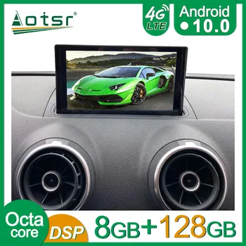 За Audi A3 8 S3 RS3 2010 + Android Автомобилен GPS Навигация Авто Стерео Мултимедия Радио, Видео Плеър Carplay Лентата на Главното устройство SIM 4G 1