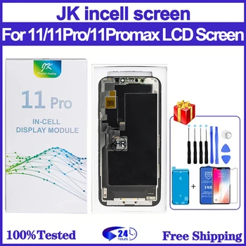 JK Incell Екран За iPhone 11 11PRO 11PROMAX LCD Сензорен Дисплей Дигитайзер В Събирането Без Мъртви Пиксели Резервни Части 1