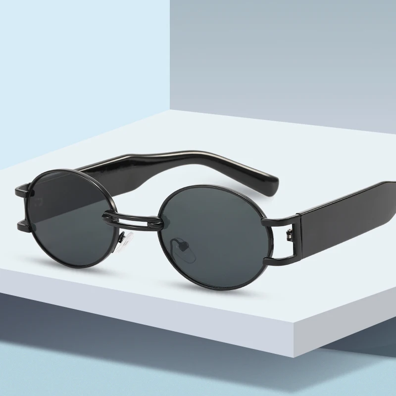 2022 Модерни Слънчеви Очила, Дамски Малки Тенденция На Слънчеви Очила За Шофиране Летни Улични Gafas De Sol Mujer Uv400 Обектив Синя Метална Дограма Изображение 5