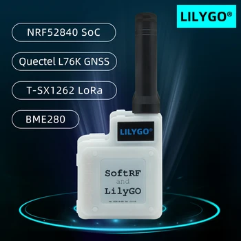 LILYGO® T-Echo BME280 Сензор за температура и налягане NRF52840 SX1262 433/868/915 Mhz Модул на SUZAN GPS 1,54 Електронна хартия МОЖНО NFC за Arduino 1
