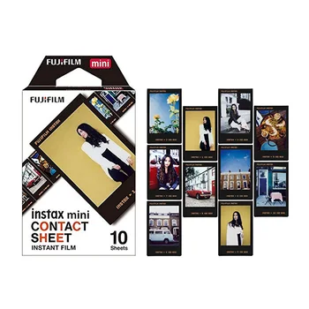 Fujifilm Instax Mini Филм Instax Mini 11 Цветна Дизайнерска Филм За Fuji Mini 9 8 7 s 25 26 70 90 Помещение миг печат SP-1 SP-2 Liplay 2