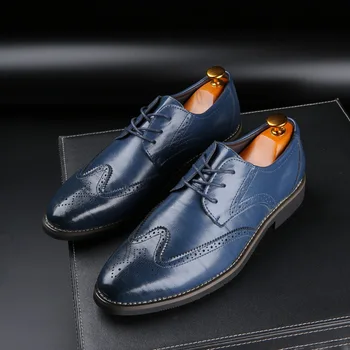 Мъжки кожени обувки, луксозни маркови обувки-Oxfords, Модни и Ежедневни Кожени обувки, Висококачествени мъжки обувки за шофиране, Sapatas Masculinos 2