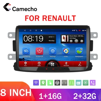 Camecho 2 Din Android Авто Радионавигатор GPS WiFi Автомобилен Мултимедиен Плеър 8 