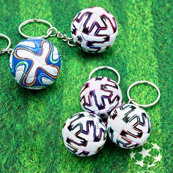 3D Спортни Футболни Ключодържатели, Сувенири от Изкуствена Кожа Ключодържател за Мъже Футболни Фенове Ключодържател Висулка Подаръци Бойфренду 2