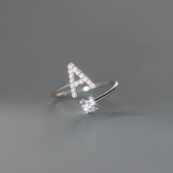 2023 сребърен цвят модерно луксозно годежен пръстен за Сватба, Годеж, за жени и за дами, за влюбени момичета, пръст, бижута moonso R4894 ред - Бижутата / Kuljetusvikman.fi 11