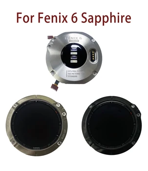 За GARMIN Fenix 6 Sapphire Fenix6 син сапфир Сребрист/Въглероден LCD екран делото калъф Панел Ремонт на Спортни Детайли